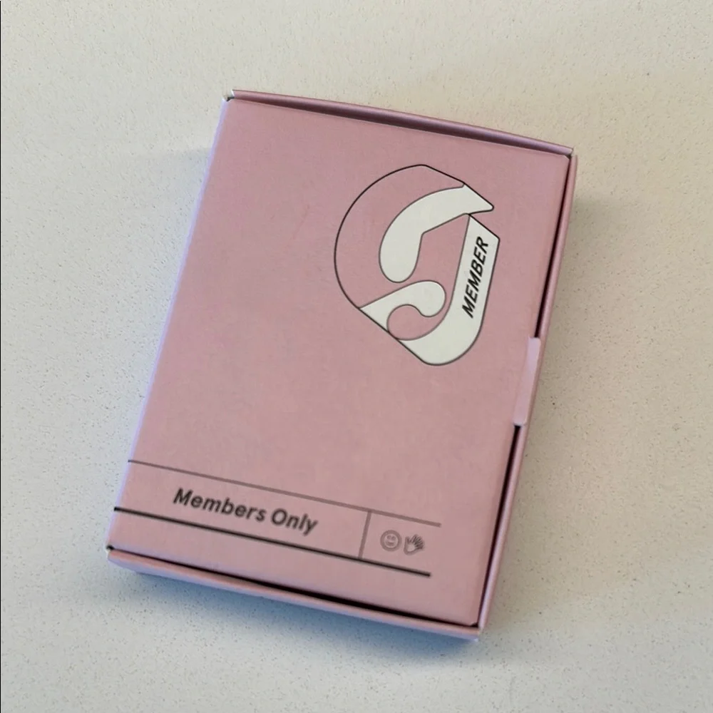 NWT Glossier Keychain Members Only